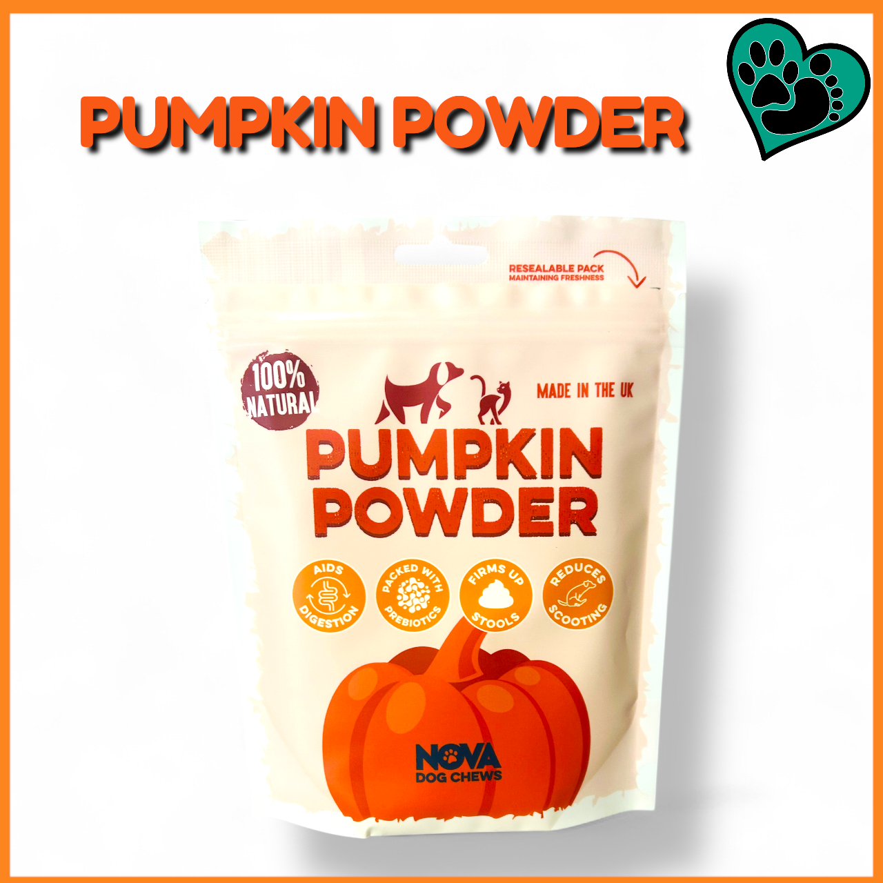 Pumpkin Powder for Dogs | 200g pouch
