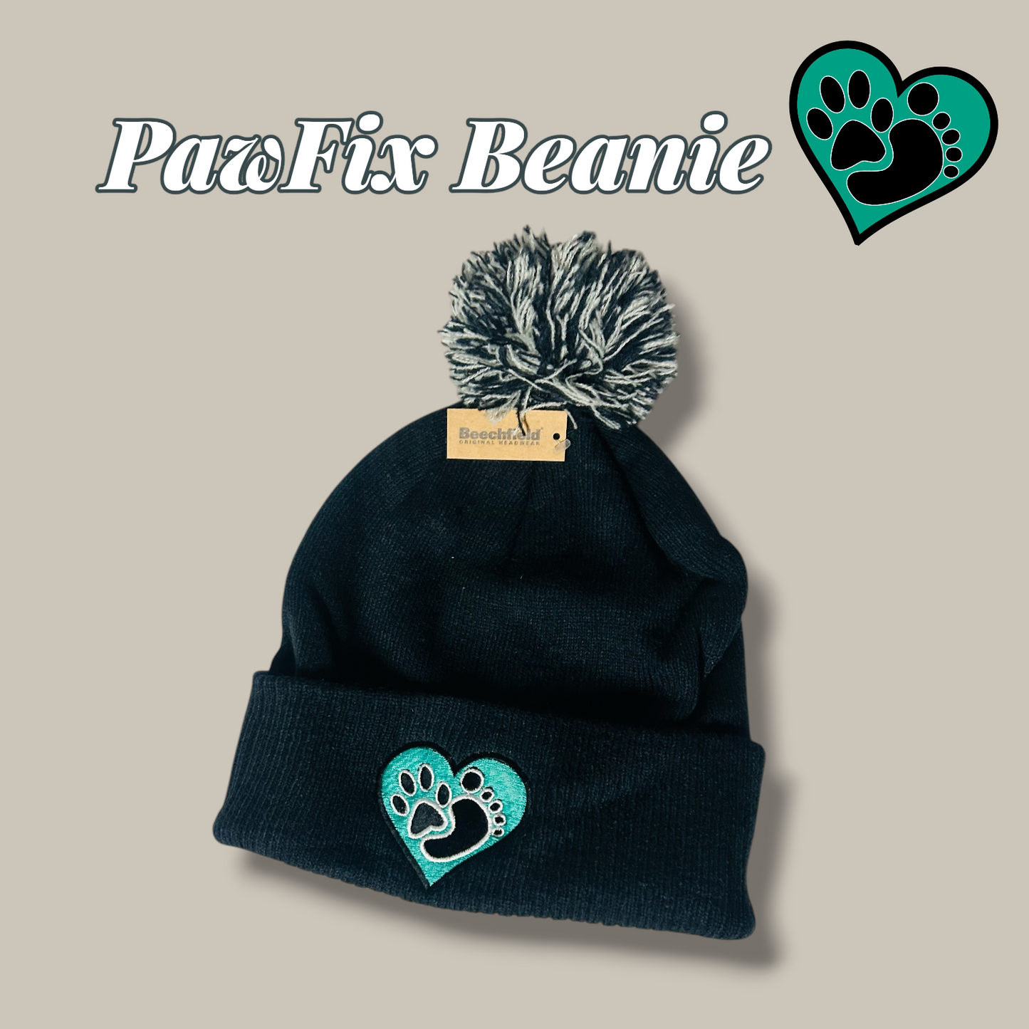 PawFix Headwear - Baseball Cap and Beanies - Black/Blue/Grey