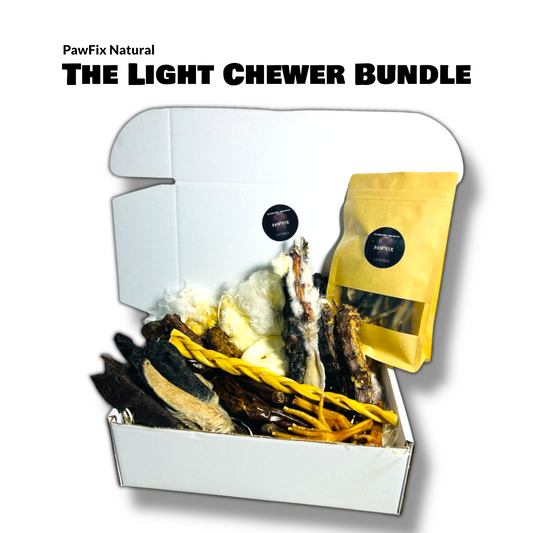 Light Chewer bundle : Great for Older and Younger Dog’s .