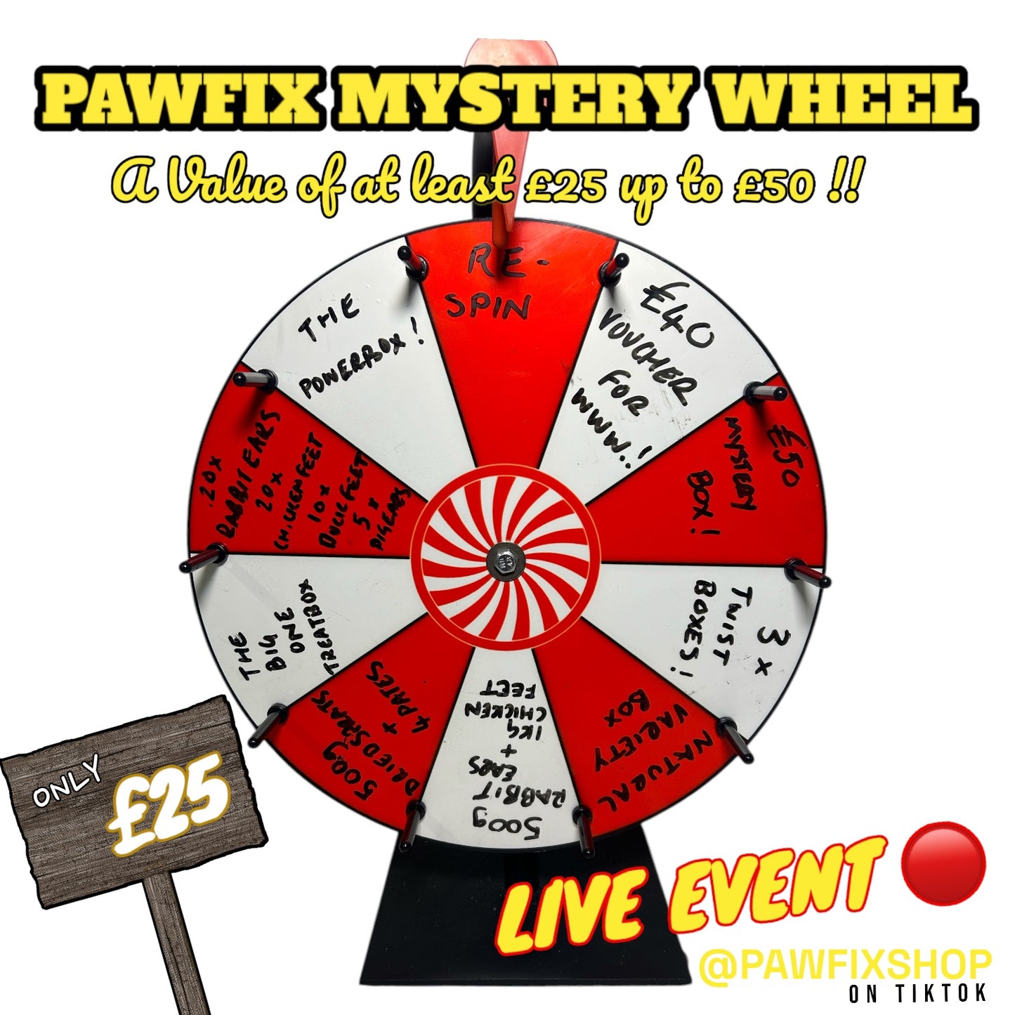 PawFix Natural Mystery SpinWheel | LIVE EVENT 🔴