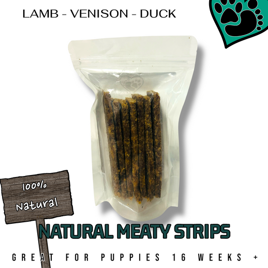 Natural Meaty Strips - Soft chews for Dogs