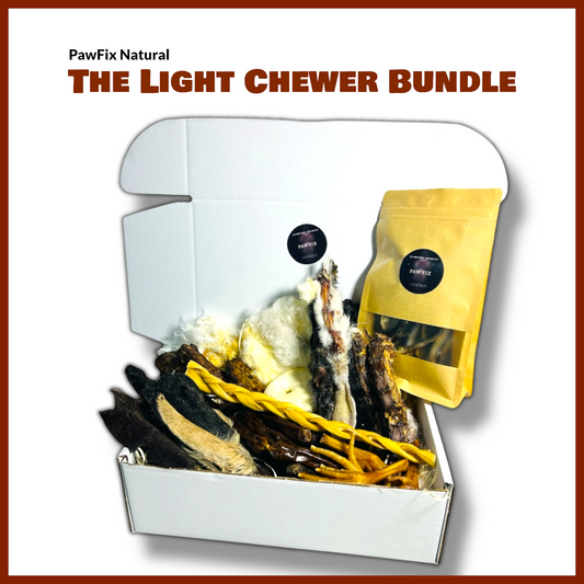 Light Chewer bundle : Great for Older and Younger Dog’s .
