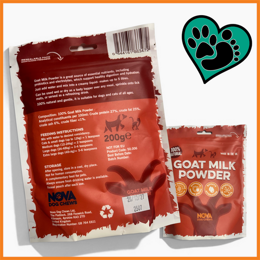 Goat Milk Powder 200g - For Dogs and Cats