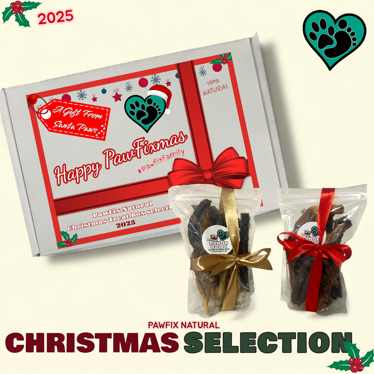 PawFix Christmas Selection - Treat boxes, Advent Calendar, Stocking Fillers