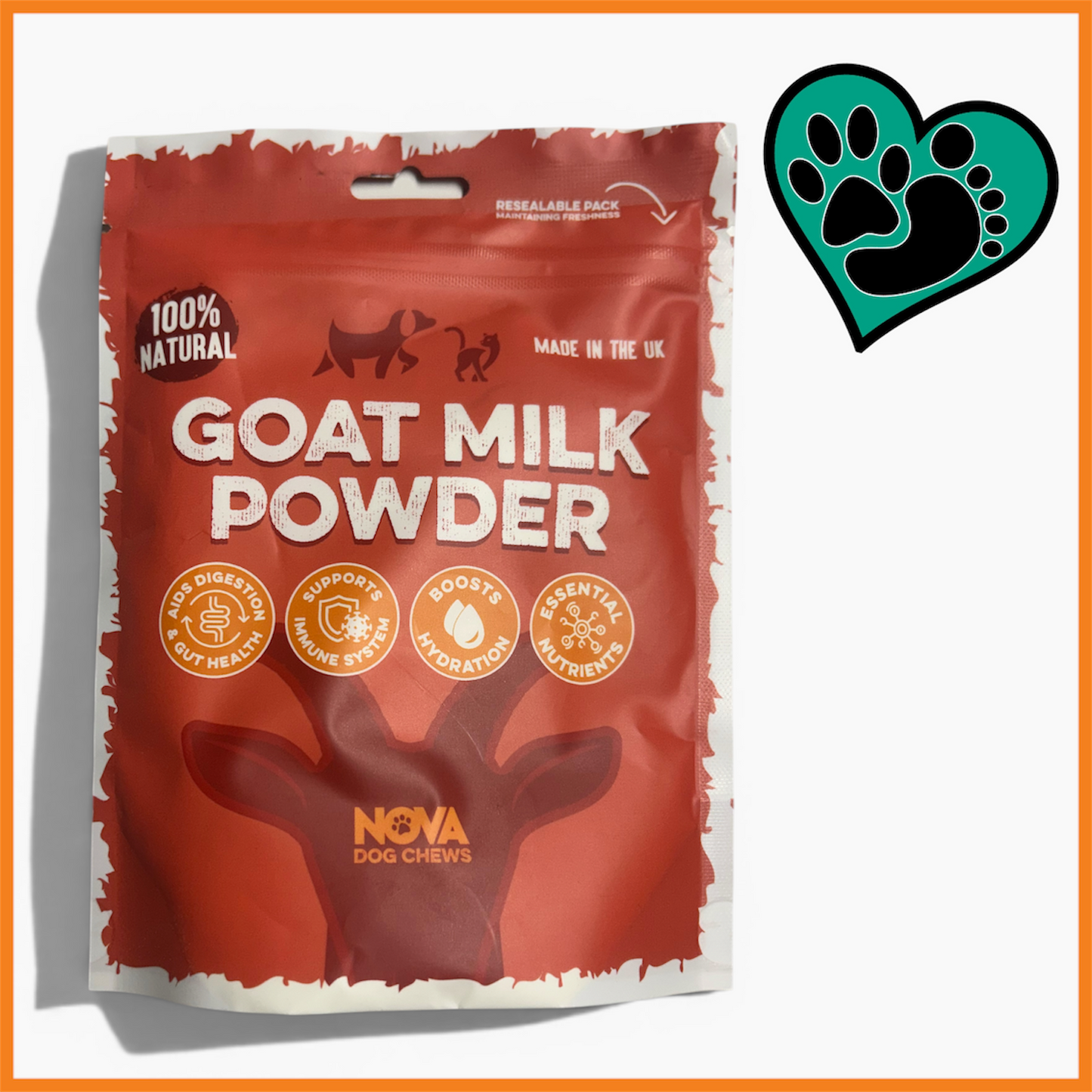 Goat Milk Powder 200g - For Dogs and Cats