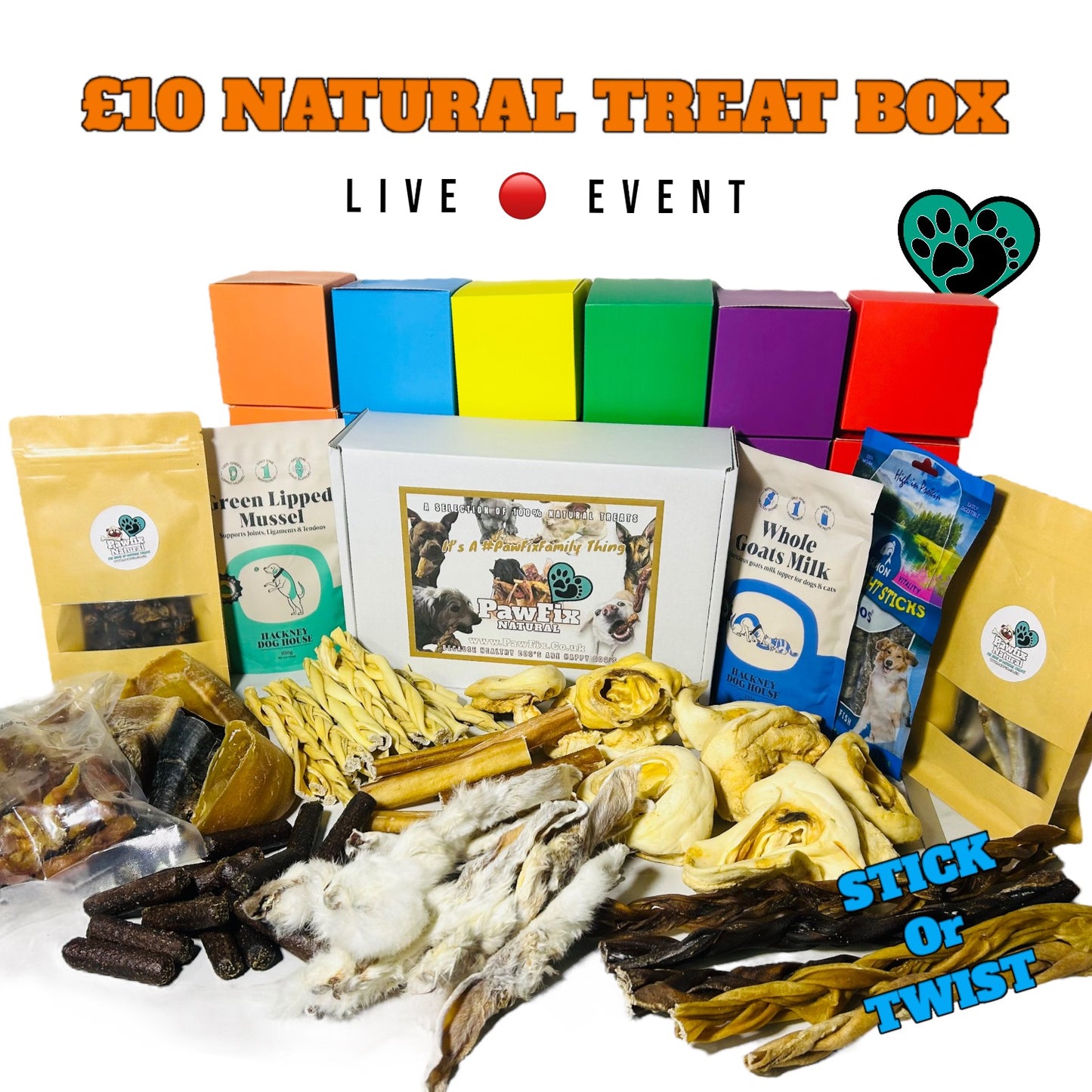 PawFix Stick Or Twist £10 Mystery Box - *Live Event*