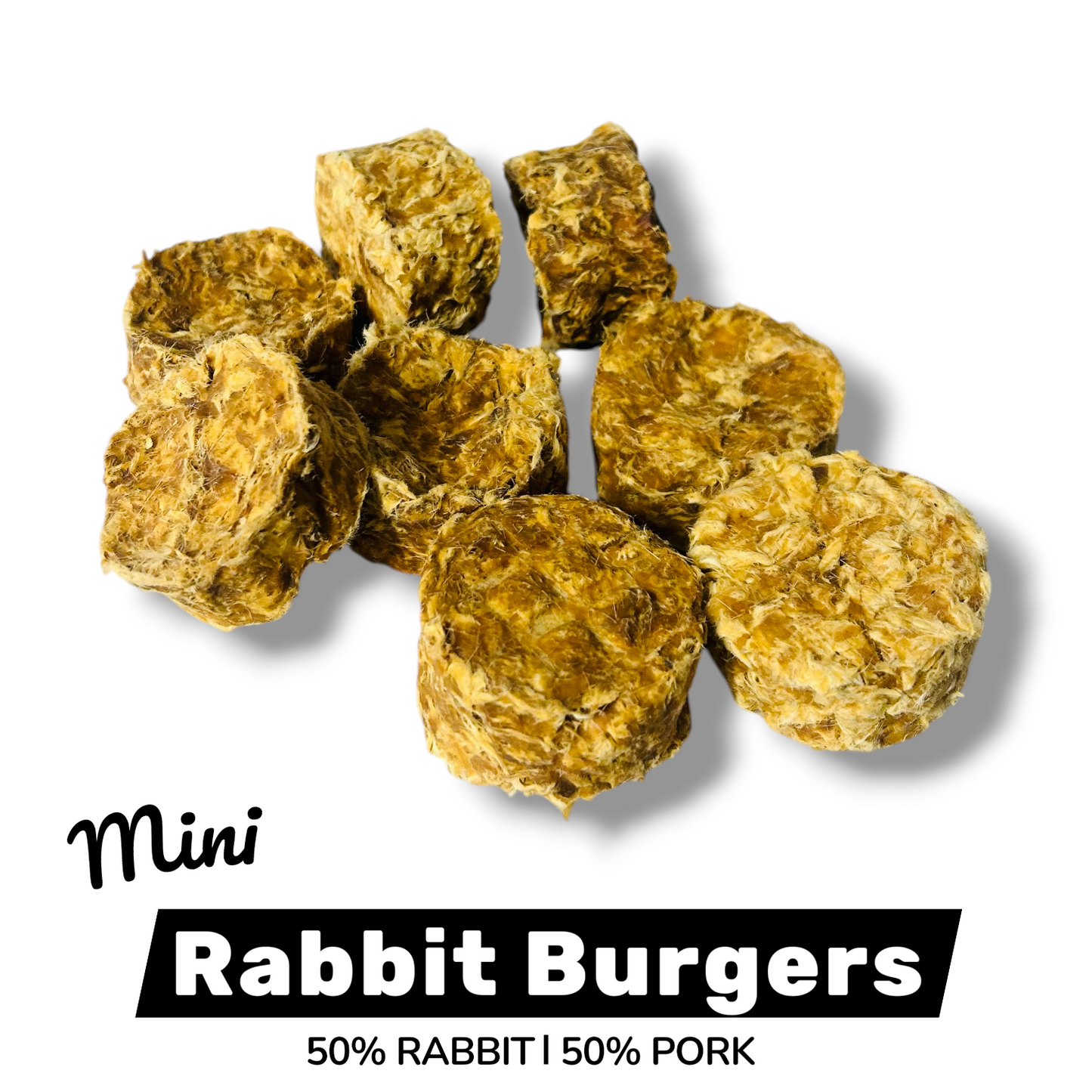 Rabbit Burgers : Natural treat for Dogs