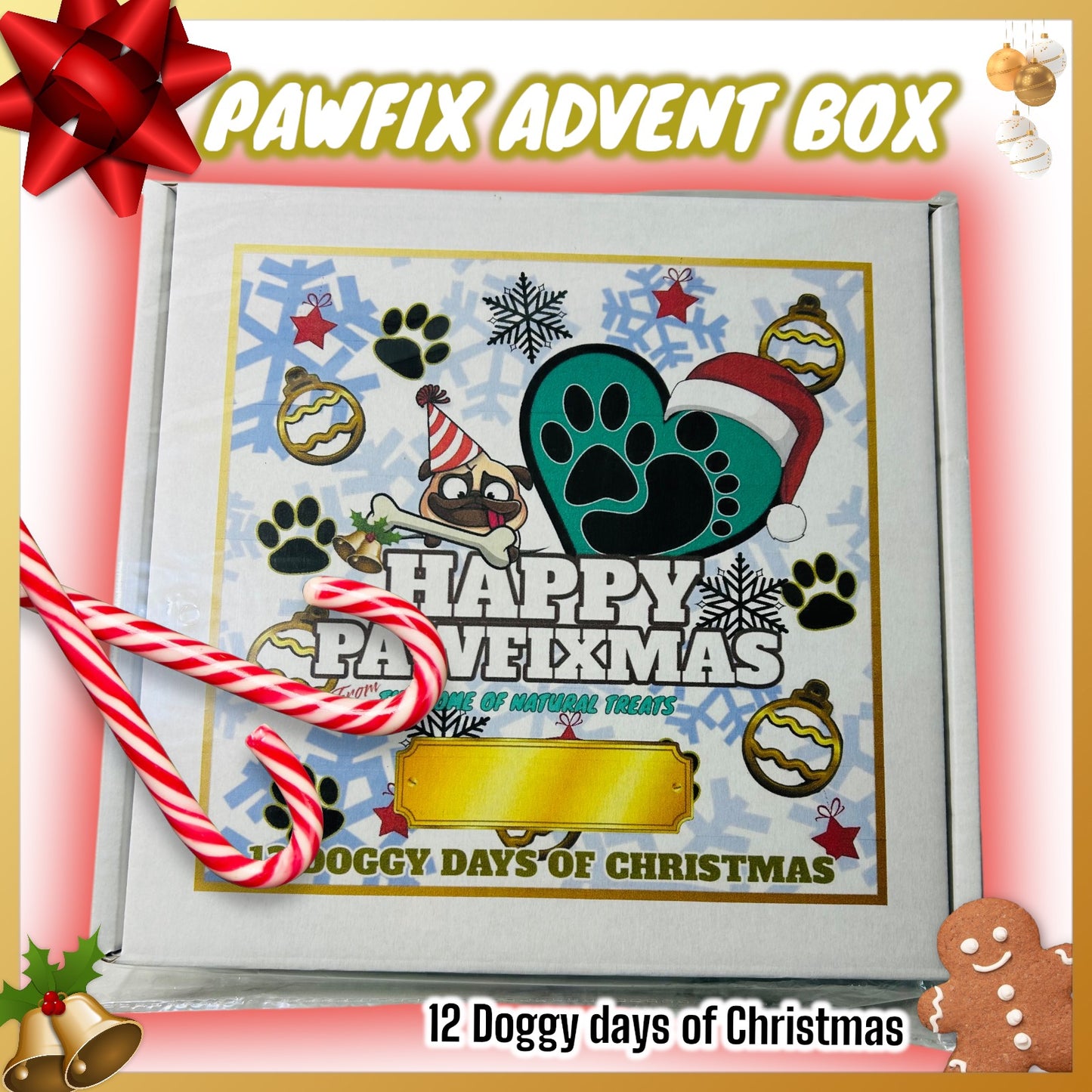 PawFix Christmas Treat Range Selection - Treat boxes and Stocking Stocking Fillers