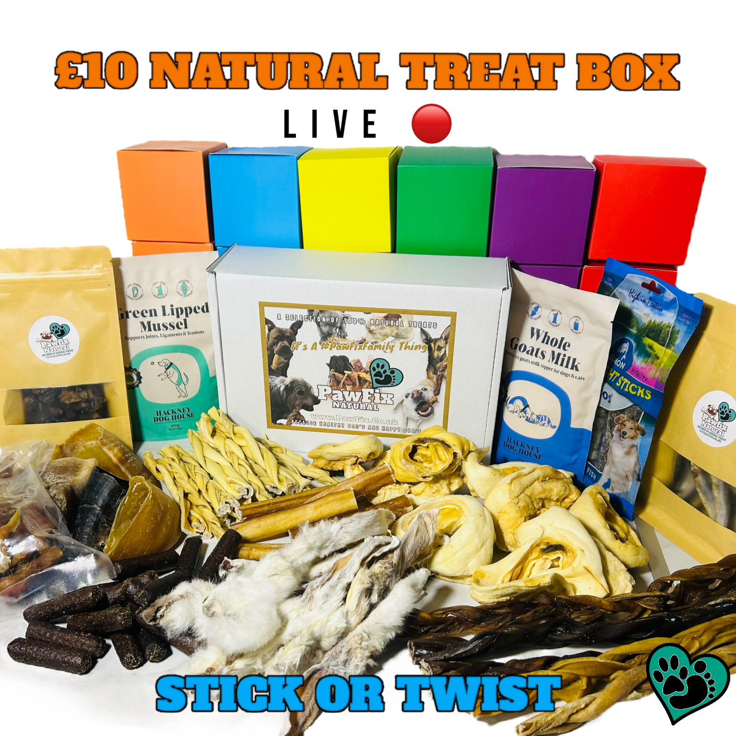 PawFix Stick Or Twist £10 Mystery Box - *Live Event*