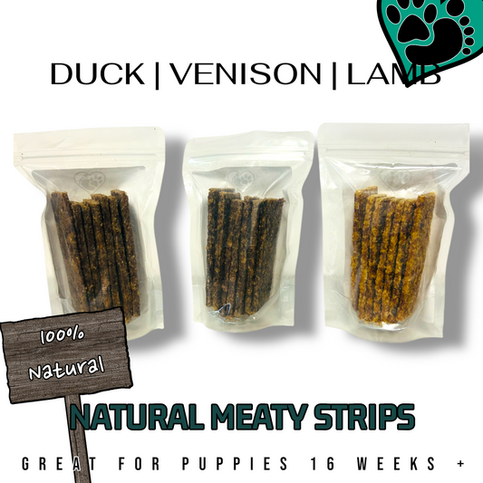 Natural Meaty Strips - Soft chews for Dogs