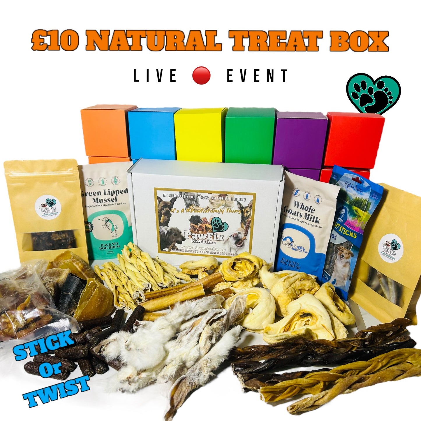 PawFix Stick Or Twist £10 Mystery Box - *Live Event*