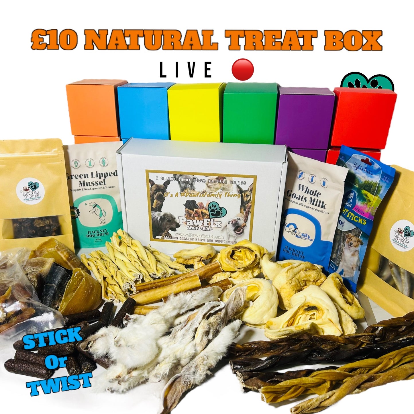 PawFix Stick Or Twist £10 Mystery Box - *Live Event*