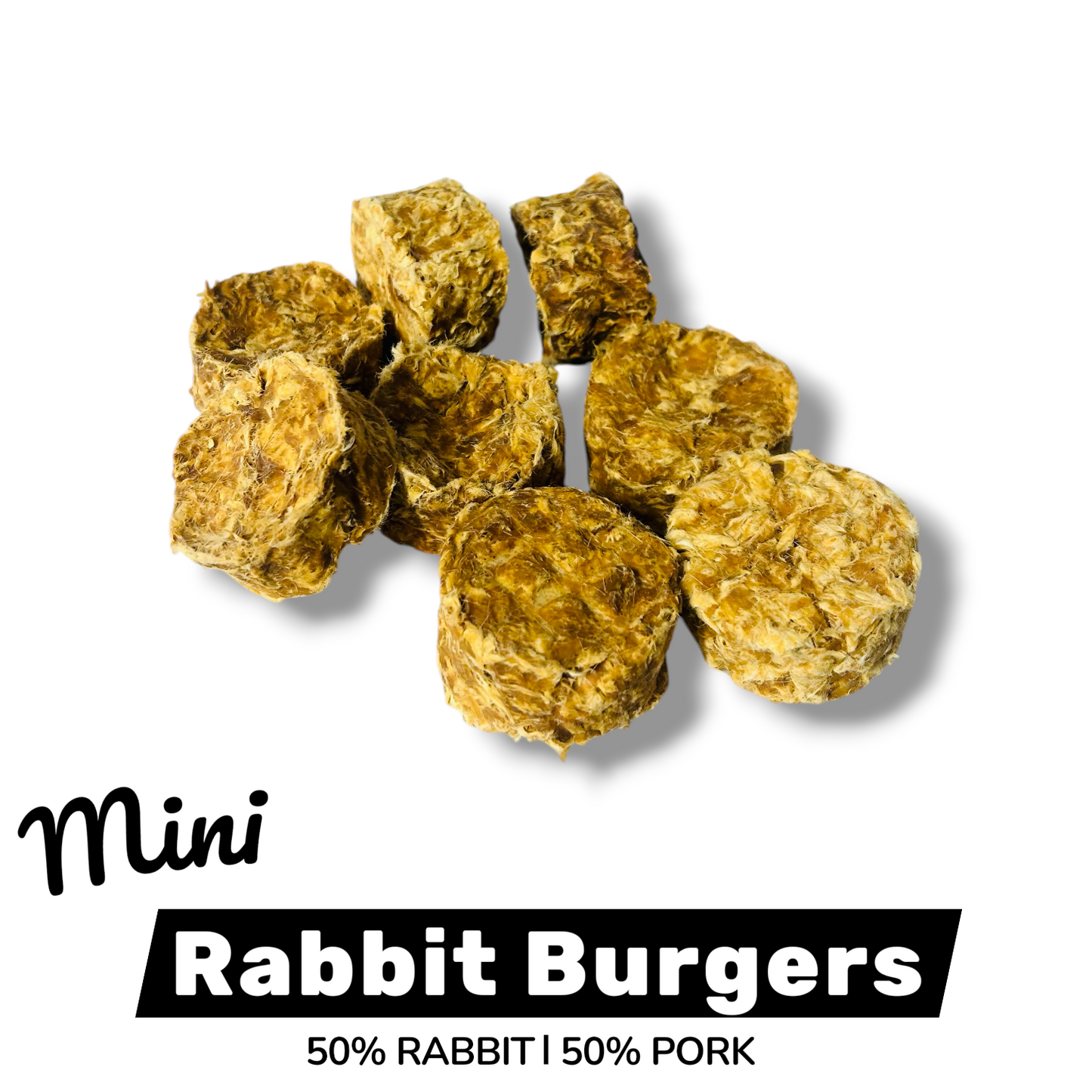 Rabbit Burgers : Natural treat for Dogs