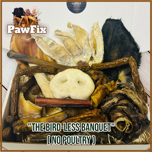 "The Birdless Banquet" Natural Treat box